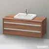 Image de Duravit Ketho Meuble sous-vasque, 2 tiroirs, KT675607979,