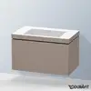 Image de Duravit L-Cube Meuble avec vasque Vero Air, 1 tiroir, LC6917N4343,