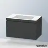 Image de Duravit L-Cube Meuble avec vasque Vero Air, 1 tiroir, LC6917N4949,