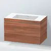 Image de Duravit L-Cube Meuble avec vasque Vero Air, 1 tiroir, LC6917N7979,