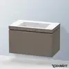 Image de Duravit L-Cube Meuble avec vasque Vero Air, 1 tiroir, LC6917N9090,