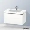 Image de Duravit L-Cube Meuble avec vasque Vero Air, 1 tiroir, LC6917O1818,