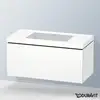 Image de Duravit L-Cube Meuble avec vasque Vero Air, 1 tiroir, LC6918N1818,