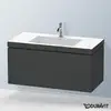 Image de Duravit L-Cube Meuble avec vasque Vero Air, 1 tiroir, LC6918O4949,