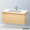 Image de Duravit L-Cube Meuble avec vasque Vero Air, 1 tiroir, LC6918O7171,