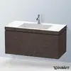 Image de Duravit L-Cube Meuble avec vasque Vero Air, 1 tiroir, LC6918O7272,