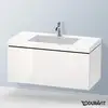 Image de Duravit L-Cube Meuble avec vasque Vero Air, 1 tiroir, LC6918O8585,