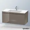 Image de Duravit L-Cube Meuble avec vasque Vero Air, 1 tiroir, LC6918O8989,