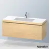 Image de Duravit L-Cube Meuble avec vasque Vero Air, 1 tiroir, LC6919O7171,