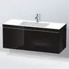 Image de Duravit L-Cube Meuble avec vasque Vero Air, 1 tiroir, LC6919O4040,
