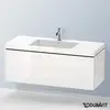 Image de Duravit L-Cube Meuble avec vasque Vero Air, 1 tiroir, LC6919O8585,