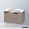 Image de Duravit L-Cube Meuble avec vasque Vero Air, 2 tiroirs, LC6927N4343,