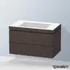 Image de Duravit L-Cube Meuble avec vasque Vero Air, 2 tiroirs, LC6927N7272,