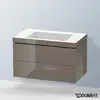 Image de Duravit L-Cube Meuble avec vasque Vero Air, 2 tiroirs, LC6927N8989,