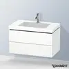 Image de Duravit L-Cube Meuble avec vasque Vero Air, 2 tiroirs, LC6927O1818,