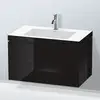 Image de Duravit L-Cube Meuble avec vasque Vero Air, 2 tiroirs, LC6927O4040,