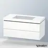 Image de Duravit L-Cube Meuble avec vasque Vero Air, 2 tiroirs, LC6928N1818,