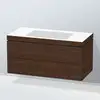 Image de Duravit L-Cube Meuble avec vasque Vero Air, 2 tiroirs, LC6928N6969,