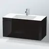 Image de Duravit L-Cube Meuble avec vasque Vero Air, 2 tiroirs, LC6928O4040,