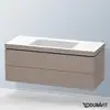 Image de Duravit L-Cube Meuble avec vasque Vero Air, 2 tiroirs, LC6929N4343,