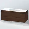 Image de Duravit L-Cube Meuble avec vasque Vero Air, 2 tiroirs, LC6929N6969,