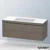 Image de Duravit L-Cube Meuble avec vasque Vero Air, 2 tiroirs, LC6929N9090,