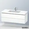 Image de Duravit L-Cube Meuble avec vasque Vero Air, 2 tiroirs, LC6929O1818,