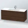 Image de Duravit L-Cube Meuble avec vasque Vero Air, 2 tiroirs, LC6929O6969,
