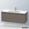 Image de Duravit L-Cube Meuble avec vasque Vero Air, 2 tiroirs, LC6929O9090,
