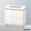 Image de Duravit L-Cube Meuble avec vasque Vero Air, 2 tiroirs, LC6937N8585,