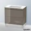 Image de Duravit L-Cube Meuble avec vasque Vero Air, 2 tiroirs, LC6937N8989,