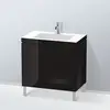 Image de Duravit L-Cube Meuble avec vasque Vero Air, 2 tiroirs, LC6937O4040,