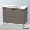 Image de Duravit L-Cube Meuble avec vasque Vero Air, 2 tiroirs, LC6938N9090,