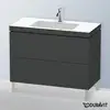 Image de Duravit L-Cube Meuble avec vasque Vero Air, 2 tiroirs, LC6938O4949,