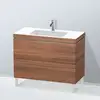 Image de Duravit L-Cube Meuble avec vasque Vero Air, 2 tiroirs, LC6938O7979,