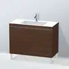 Image de Duravit L-Cube Meuble avec vasque Vero Air, 2 tiroirs, LC6938O6969,