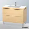 Image de Duravit L-Cube Meuble avec vasque Vero Air, 2 tiroirs, LC6938O7171,