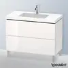 Image de Duravit L-Cube Meuble avec vasque Vero Air, 2 tiroirs, LC6938O8585,