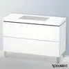 Image de Duravit L-Cube Meuble avec vasque Vero Air, 2 tiroirs, LC6939N1818,