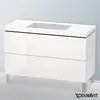 Image de Duravit L-Cube Meuble avec vasque Vero Air, 2 tiroirs, LC6939N8585,