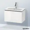 Image de Duravit L-Cube Meuble sous-vasque, 1 tiroir, LC615602222,