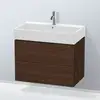 Image de Duravit L-Cube Meuble sous-vasque, 2 tiroirs, LC627706969,