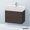 Image de Duravit L-Cube Meuble sous-vasque, 2 tiroirs, LC627707272,