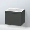 Image de Duravit L-Cube Meuble avec vasque Vero Air, 1 tiroir, LC6916N4949,