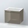 Image de Duravit L-Cube Meuble avec vasque Vero Air, 1 tiroir, LC6916N8989,