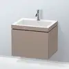 Image de Duravit L-Cube Meuble avec vasque Vero Air, 1 tiroir, LC6916O4343,