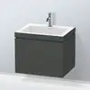 Image de Duravit L-Cube Meuble avec vasque Vero Air, 1 tiroir, LC6916O4949,