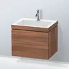 Image de Duravit L-Cube Meuble avec vasque Vero Air, 1 tiroir, LC6916O7979,