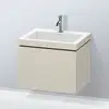 Image de Duravit L-Cube Meuble avec vasque Vero Air, 1 tiroir, LC6916O9191,