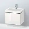 Image de Duravit L-Cube Meuble avec vasque Vero Air, 1 tiroir, LC6916O2222,